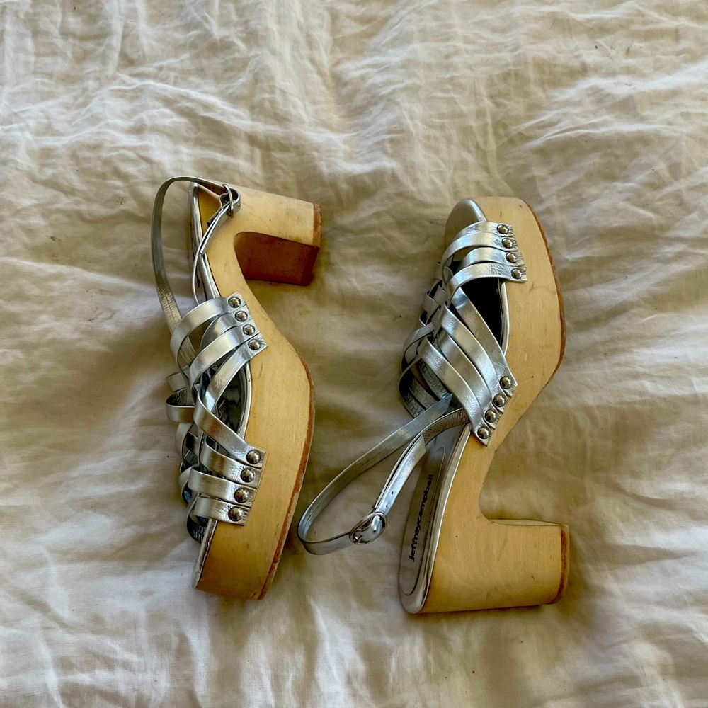 Jeffrey Campbell platform clogs RARE